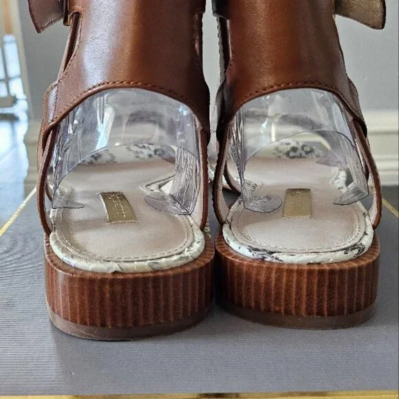 [New with Box] Louise et Cie Women Sandals, Alessa, Snake Print, Size 8 - Picture 3 of 8